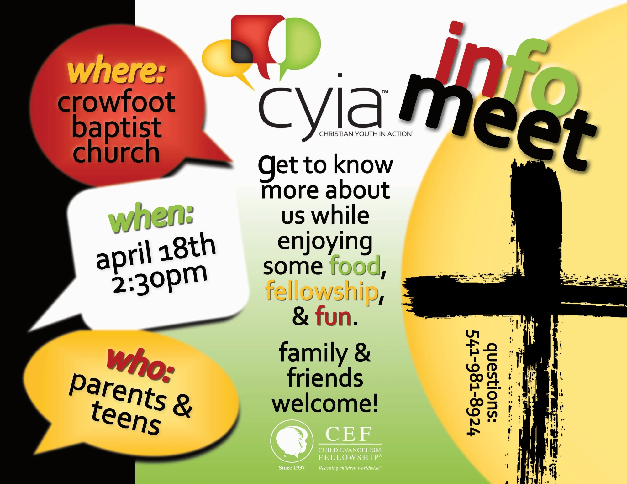 CYIA Info Meet flyer