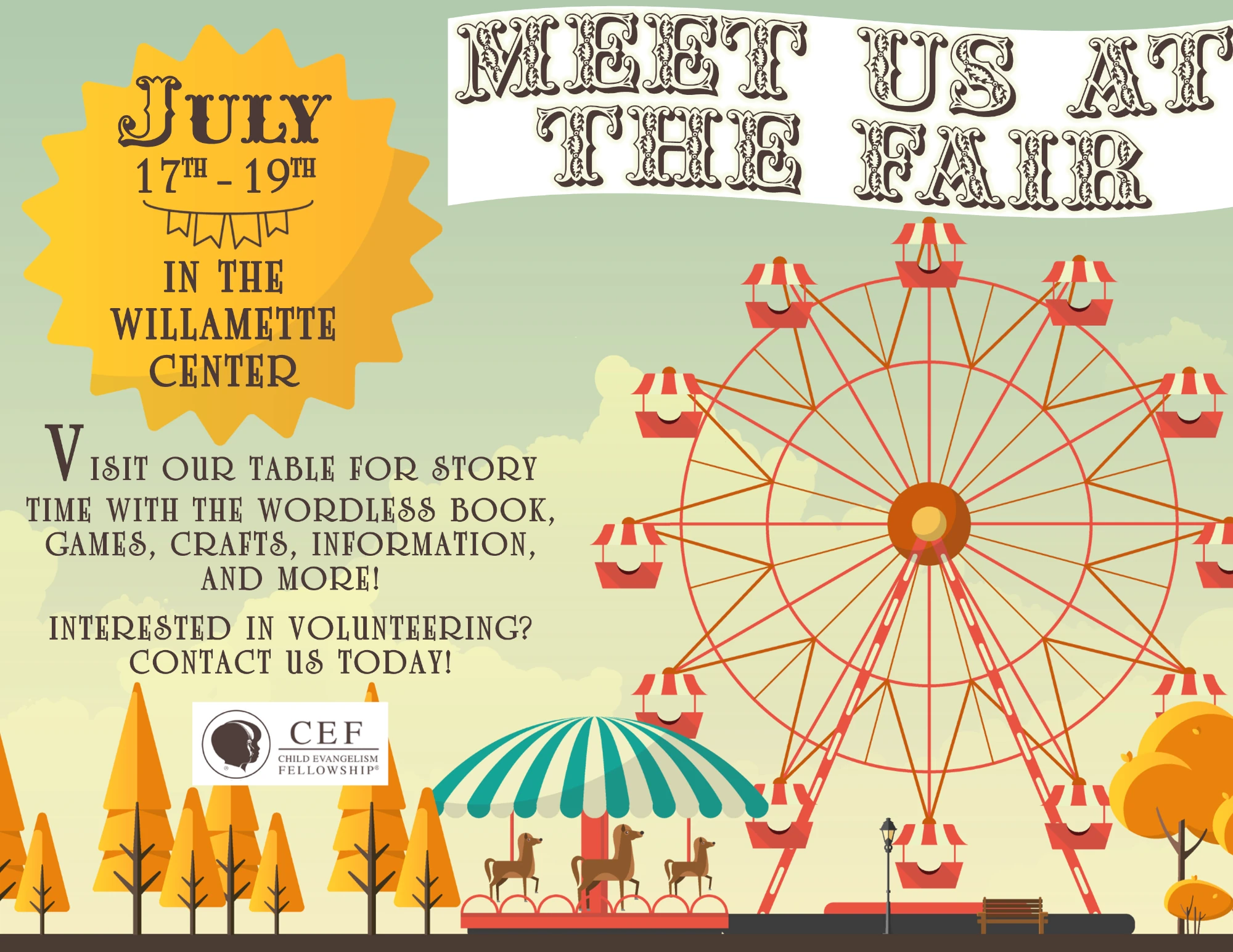 Meet us at the Fair