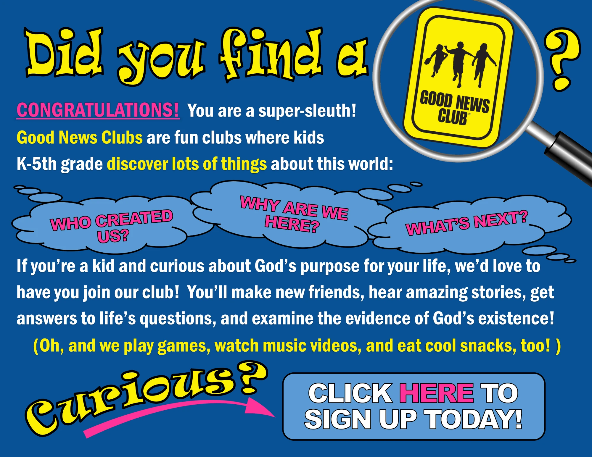 New Year Help flyer